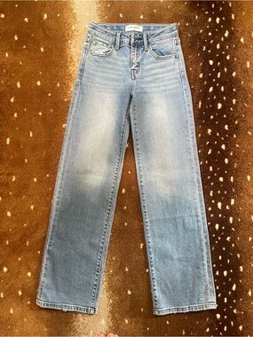 Flying Monkey Light Wash Wide Leg Girls Jeans Size 12